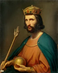 Porträt von Hugues Capet (941-996), König von Frankreich im Jahr 987