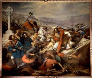 Die Schlacht von Poitiers, 25. Oktober 732