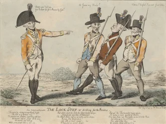 Der Lock Step oder Übung für die Überprüfung, 1797