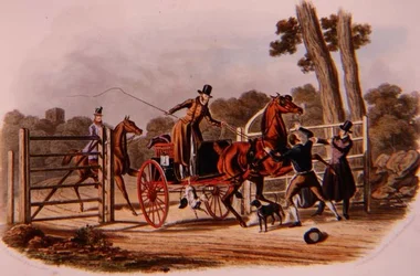 "Ein ungehorsamer Torwächter", graviert von R.G. Reeve (fl.1811-37) veröffentlicht von Thomas McLean