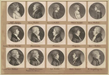 Saint-Mémin Sammlung von Porträts, Gruppe 19