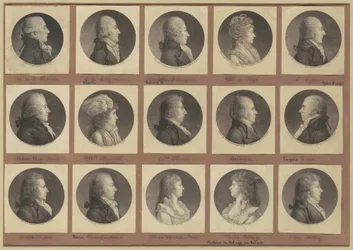 Saint-Mémin Sammlung von Porträts, Gruppe 1