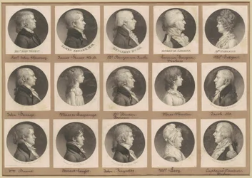 Saint-Mémin Sammlung von Porträts, Gruppe 24
