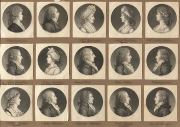 Saint-Mémin Sammlung von Porträts, Gruppe 2