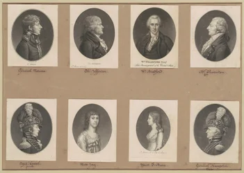 Saint-Mémin Sammlung von Porträts, Gruppe 51
