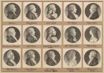 Saint-Mémin Sammlung von Porträts, Gruppe 7