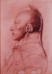 Porträt eines Häuptlings der Little Osages, um 1807