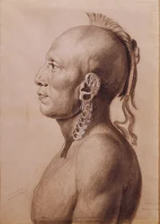 Cachasunghia, ein Osage-Krieger, 1806