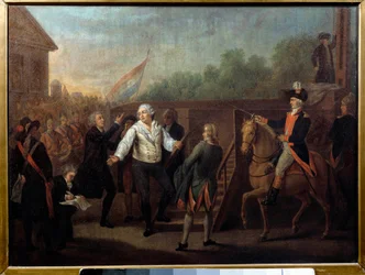 Ludwig XVI. auf dem Weg zum Schafott am 21. Januar 1793