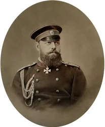 Porträt von Zar Alexander III. von Russland, frühe 1890er Jahre