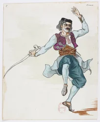 Holmès - La montagne noire - Kostümentwürfe von Charles Bianchini - 05. Danse
