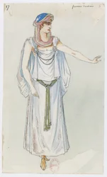 Holmès - La montagne noire - Kostümentwürfe von Charles Bianchini - 17. Berberische Frau