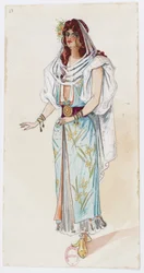 Holmès - La montagne noire - Kostümentwürfe von Charles Bianchini - 23. (Kostüm)