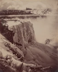 Gefrorene Wasserfälle, ca. 1880