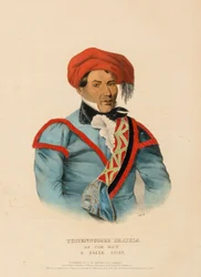 TUSTENNUGGEE EMATHLA, aus Geschichte der Indianerstämme Nordamerikas