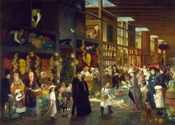 Gütiger Himmel! Was machst du da, Baby, ca. 1872