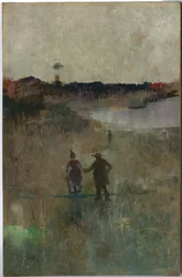 Landschaft mit zwei kleinen Figuren, Richmond, NSW