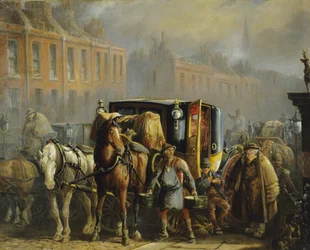 Eine Londoner Kutsche