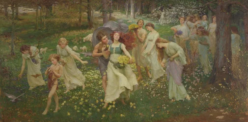 Der Fortschritt des Frühlings, 1905