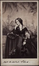 Porträt von Harriet Beecher Stowe 1811-1896, ca. 1860