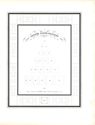 Passepartout-Kartenlayout-Vorlage