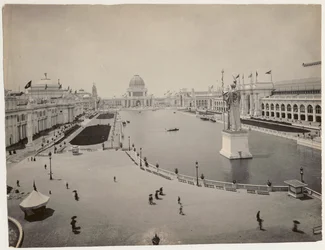 Ehrenhof auf der Weltausstellung in Chicago, 1893