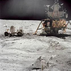 Apollo 16 Mondmodul Orion auf der Mondoberfläche