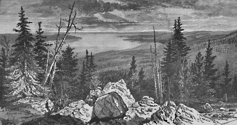 Yellowstone-See, 1883