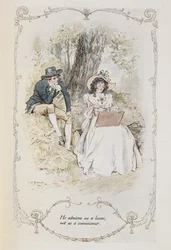 Er bewundert wie ein Liebhaber und nicht wie ein Kenner, Illustration aus 