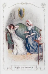 Ich habe wiederholt in ernsthafter Weise mit ihr gesprochen, Illustration aus 