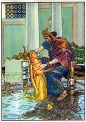 König Midas und seine Tochter, aus 