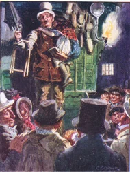Nun, ich werde Sie nicht fragen, wie viel für das Ganze, sondern wie wenig, Illustration aus Dr. Marigolds Prescription, 1910
