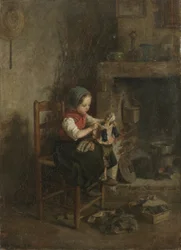 Die Puppe ankleiden