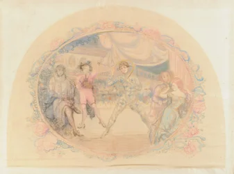 Harlekin amüsiert sich, 1905