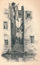 Eine Straße in Venedig, 1895