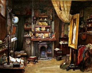 Das Atelier des Künstlers