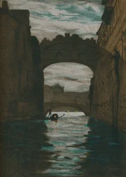 Die Seufzerbrücke, um 1860