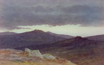 Abenddämmerung über Dartmoor