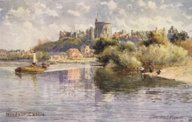 Fluss Themse: Schloss Windsor