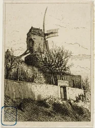 Kleine Mühle in Montmartre