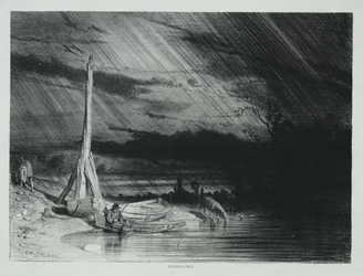 Der Fischer, Regenwetter, 1847
