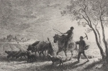 Die Rückkehr von den Feldern, 1865