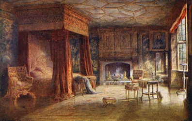 Knole House: Spangled Schlafzimmer