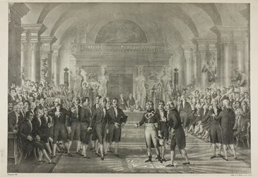 Napoleon in der Abgeordnetenkammer, aus dem politischen und militärischen Leben Napoleons