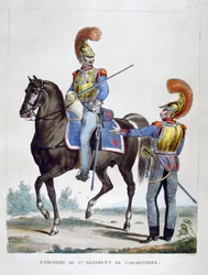 Uniform des 1. Karabiniers-Regiments, Frankreich