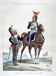Uniform des 1. Regiments der Jäger, Frankreich