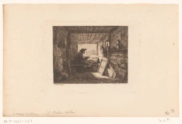 Atelier eines Künstlers (Serie mit Landschaften und Ereignissen rund um Wasser)