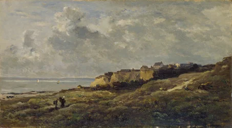 Küstenlandschaft in der Normandie (Villerville-sur-Mer)