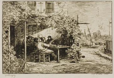 Abschiedsfrühstück in Asnières
