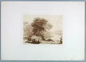 Landschaft (nach Claude Lorraine), 1849